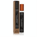 Sleek 100 Bon Nagaranga & Santal Citronne .5 oz unisex perfume, a black refillable spray bottle with a copper cap, beside its natural brown box.