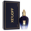 Xerjoff 40 Knots 3.4 oz unisex EDP spray. Elegant deep blue ombre glass bottle, ornate gold cap, and premium navy box.