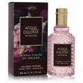 Captivating 4711 Acqua Colonia Floral Fields of Ireland 1.7 oz unisex cologne. Pink textured bottle, gold cap, and elegant dark floral box.
