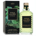 4711 Acqua Colonia Wakening Woods 5.7 oz cologne. Fresh green liquid in a textured glass bottle with gold cap and elegant black leaf box.