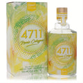 Experience 4711 Remix! A 3.4 oz unisex cologne in a vibrant yellow-green bottle with gold cap, showcasing fresh citrus and herbal design.