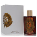 Luxurious 500 Years 3.4 oz amber Etat Libre d'Orange EDP bottle with gold cap and white box, showcasing a detailed gold emblem.