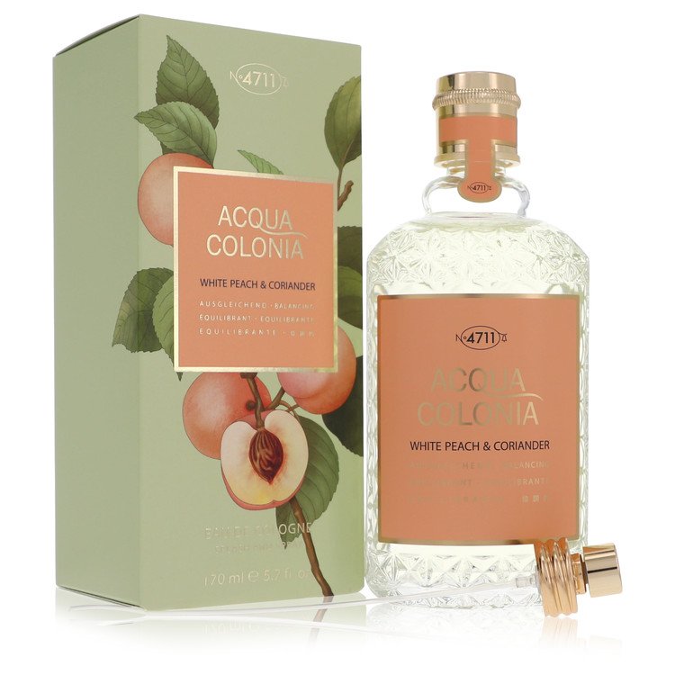 4711 Acqua Colonia White Peach & Coriander by 4711 - Cologne Spray (Unisex) 3.4 oz
