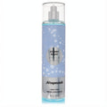 Aeropostale Starry Night 8 oz body mist. Celestial blue bottle with sparkling white stars, sleek silver base, and white musk + peony scent.