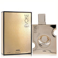 Experience Ajmal Evoke Gold Edition 3 oz men's EDP. Striking metallic gold bottle with unique cut-outs and elegant textured box.