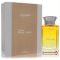 Experience Al Haramain Musk Maliki 3.4 oz unisex Eau De Parfum. Golden bottle, silver cap, elegant white & beige box.