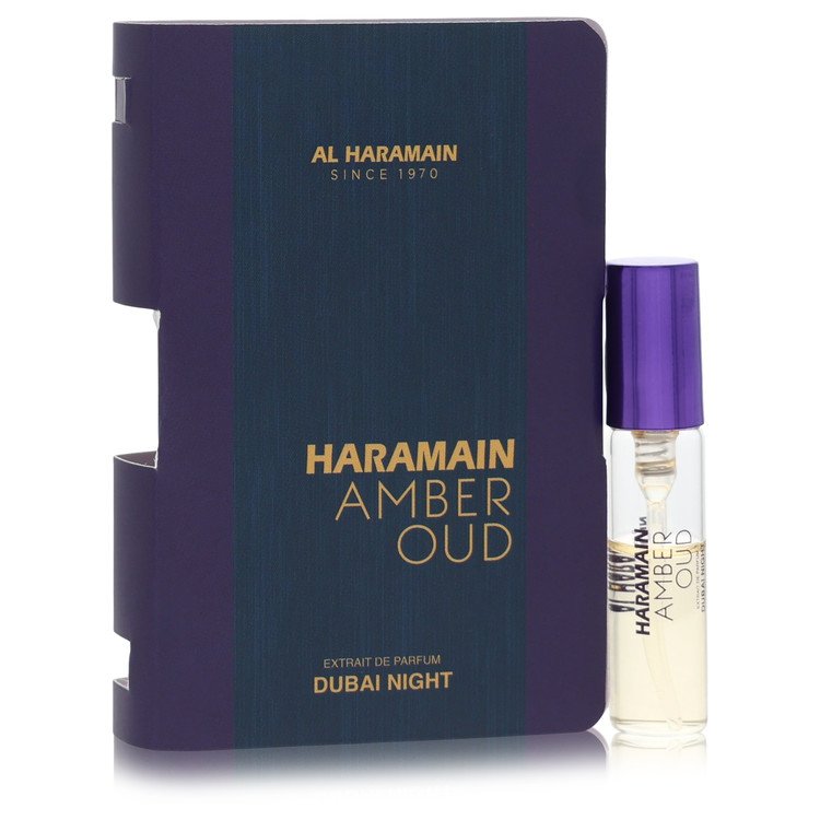Al Haramain Amber Oud Dubai Night by Al Haramain - Vial (sample) .05 oz