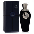 Alibi V by V Canto 3.38 oz unisex extrait de parfum: elegant black velvet bottle with silver cap and matching dark blue box.