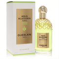 Guerlain Aqua Allegoria Forte Nerolia Vetiver 4.2 oz unisex EDP. Elegant bottle with vibrant yellow liquid, gold honeycomb cap, and white box.