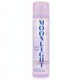 Ariana Grande Moonlight 8 oz body mist. Clear bottle with iridescent 'MOONLIGHT' text and a chic lavender cap.