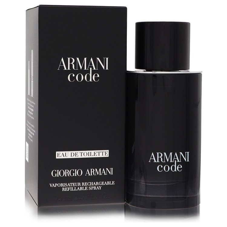 Armani Code by Giorgio Armani - Eau De Toilette Spray Refillable 2.5 oz