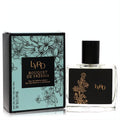 Avon Lyrd Bouquet De Freesia 1.7 oz EDP spray. Clear glass bottle, black cap, elegant gold floral label, and matching teal botanical box.