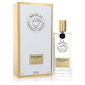 Sophisticated Nicolai Baikal Leather Intense 3.4 oz unisex EDP, featuring a clear bottle with gold accents and a chic white & gold box.
