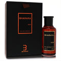 Bharara Don men's 3.4 oz Eau De Parfum. Amber bottle, black cap, and sleek black box with vibrant orange details.