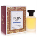 Sophisticated Bois 1920 Sushi Imperiale 3.4 oz EDP. Frosted glass bottle with amber liquid and elegant red & gold box.