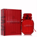 Victoria's Secret Bombshell Intense 3.4 oz EDP. Bold red faceted bottle with ribbon and matching luxurious box.