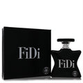 Discover Bond No. 9 Fidi unisex EDP. Sleek black NYC-inspired bottle and matte box with elegant silver branding.