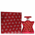 Iconic red Bond No. 9 Off Broadway 3.4 oz unisex EDP. Star bottle with gold NYC emblems, 'OFF-BROADWAY' cap, and matching box.