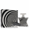 Bold Bond No. 9 Soho 3.3 oz EDP bottle and box, featuring a mesmerizing black and white spiral design with the NYC logo.