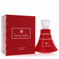 Vibrant Braccialini Red Eau De Parfum 3.4 oz for women. Features a striking glossy red bell-shaped bottle and matching box.