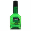Iconic Brut Classic 7 oz green plastic splash-on cologne for men. Features a bold white logo and sleek black cap.