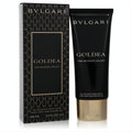 Bvlgari Goldea The Roman Night 3.4 oz Pearly Bath and Shower Gel. Elegant black tube with gold accents and matching box.