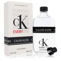 Fresh CK Everyone 6.7 oz unisex Eau de Parfum. Clear glass bottle with black band, cap, and sleek white box.