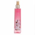 Calgon Take Me Away Japanese Cherry Blossom 8 oz fragrance mist. Pink bottle, gold sprayer, and enchanting floral label.