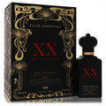 Clive Christian XX Art Nouveau Papyrus 1.6 oz EDP. Elegant black bottle with crown cap and gold Art Nouveau box.