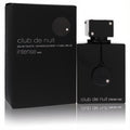 Sophisticated Armaf Club De Nuit Intense Man 3.6 oz EDT. Black square bottle, silver studded cap, and distinctive pendant.