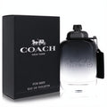 Experience Coach for Men 3.3 oz Eau De Toilette. Features a sleek black box and a gradient bottle with an iconic embossed logo.