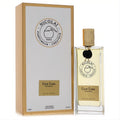 Clear glass Nicolai Cuir Cuba Intense 3.4 oz unisex perfume bottle with gold cap, black accent, and elegant white & gold box.