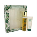 Elizabeth Taylor Diamonds & Emeralds 3.3oz EDT & lotion gift set. Green jewel box, gold perfume spray, cream body lotion.