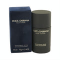 Elegant Dolce & Gabbana Pour Homme 2.4 oz deodorant stick in a dark matte finish, displayed with its sophisticated navy box.