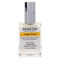 Demeter Angel Food 1 oz cologne spray in a clear glass bottle with a sleek silver cap and vibrant yellow label.