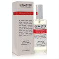 Demeter Christmas in New York 4 oz cologne spray: clear glass bottle, silver cap, white label, and festive red-accented box.