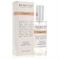 Discover Demeter Coriander Tea 4 oz cologne spray. Sleek clear bottle, silver cap, and stylish beige box.