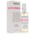 Demeter First Love 4 oz cologne spray, a clear glass bottle with silver cap and elegant white box with a vibrant pink "First Love" label.