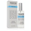Demeter Frozen Pond 4 oz unisex cologne in a clear glass spray bottle with silver cap and crisp white box.