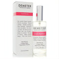 Demeter Iced Berries 4 oz unisex cologne spray: clear glass bottle with silver cap and elegant white box, highlighted by vibrant pink labels.