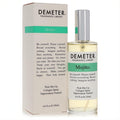 Vibrant Demeter Mojito 4 oz cologne spray, clear bottle with silver cap, and elegant white box featuring a mint green band.