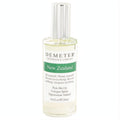 Demeter New Zealand 4 oz unisex cologne spray. Clear glass bottle, elegant silver cap, and a distinctive green label.