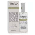 Elegant Demeter Olive Flower 4 oz cologne spray in a clear glass bottle with a sleek silver cap and crisp white & green label.