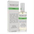 Demeter Parsley 4 oz cologne spray in a sleek clear glass bottle with a vibrant green and white label, presented with its matching box.