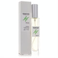 Demeter Pisces Eau De Toilette 1.7 oz spray. Sleek clear glass bottle, silver cap, and green zodiac symbol with matching white box.