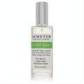 Demeter Sweet Cilantro 4 oz unisex cologne spray. Clear glass bottle, vibrant green label, and sleek silver cap.
