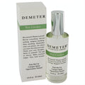 Demeter Wet Garden 4 oz cologne spray in a clear bottle with sleek silver cap, beside its crisp white and green box.
