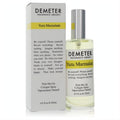 Demeter Yuzu Marmalade 4 oz unisex cologne spray. Clear glass bottle with silver cap and white box, both featuring bright yellow branding.