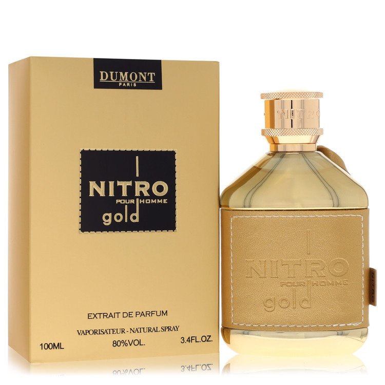 Dumont Nitro Gold by Dumont Paris - Extrait De Parfum Spray 3.4 oz