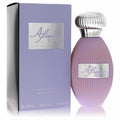 Elegant Dumont Afiona Eclat 3.4 oz Eau De Parfum. Lilac ribbed bottle, shimmering silver cap, and matching box.